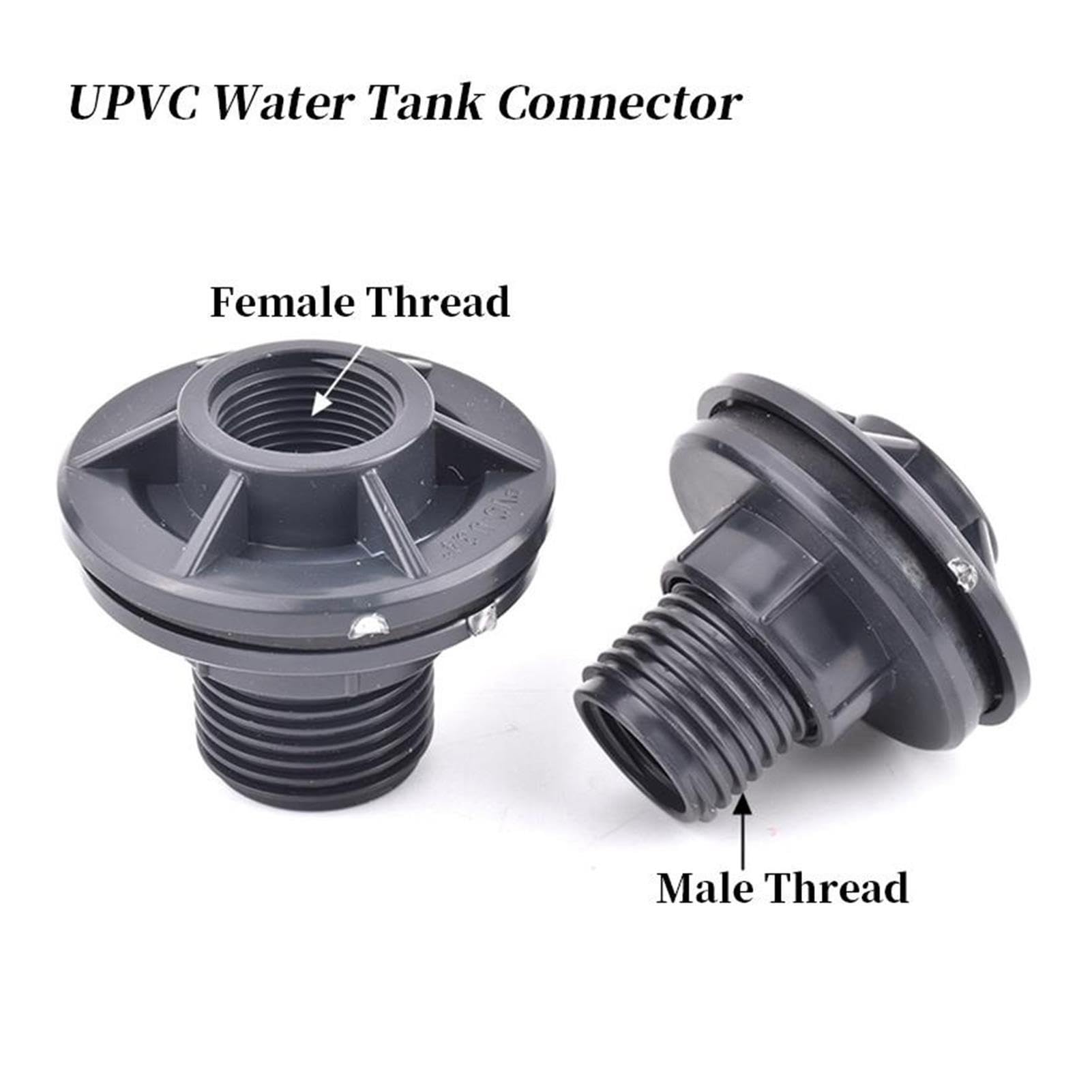 Conexión UPVC desagüe pez salida agua