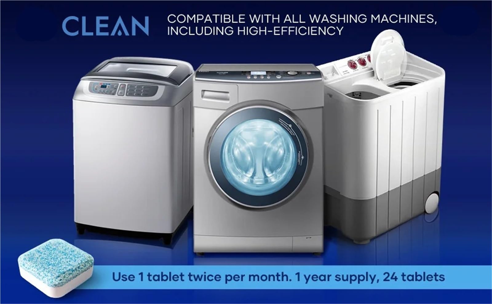 washing machine cleaner tablets Tiefenreiniger Waschmaschinenreiniger