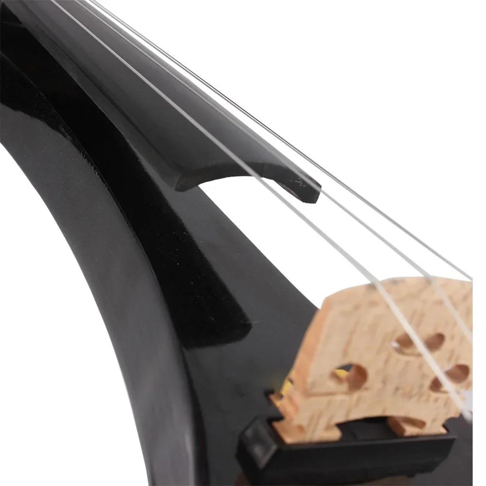 Violino Set Violino Elettrico Professionale 4/4 Violino Strumento A Corde Violino Nero Con Custodia Per Accessori Cavo Per Cuffie