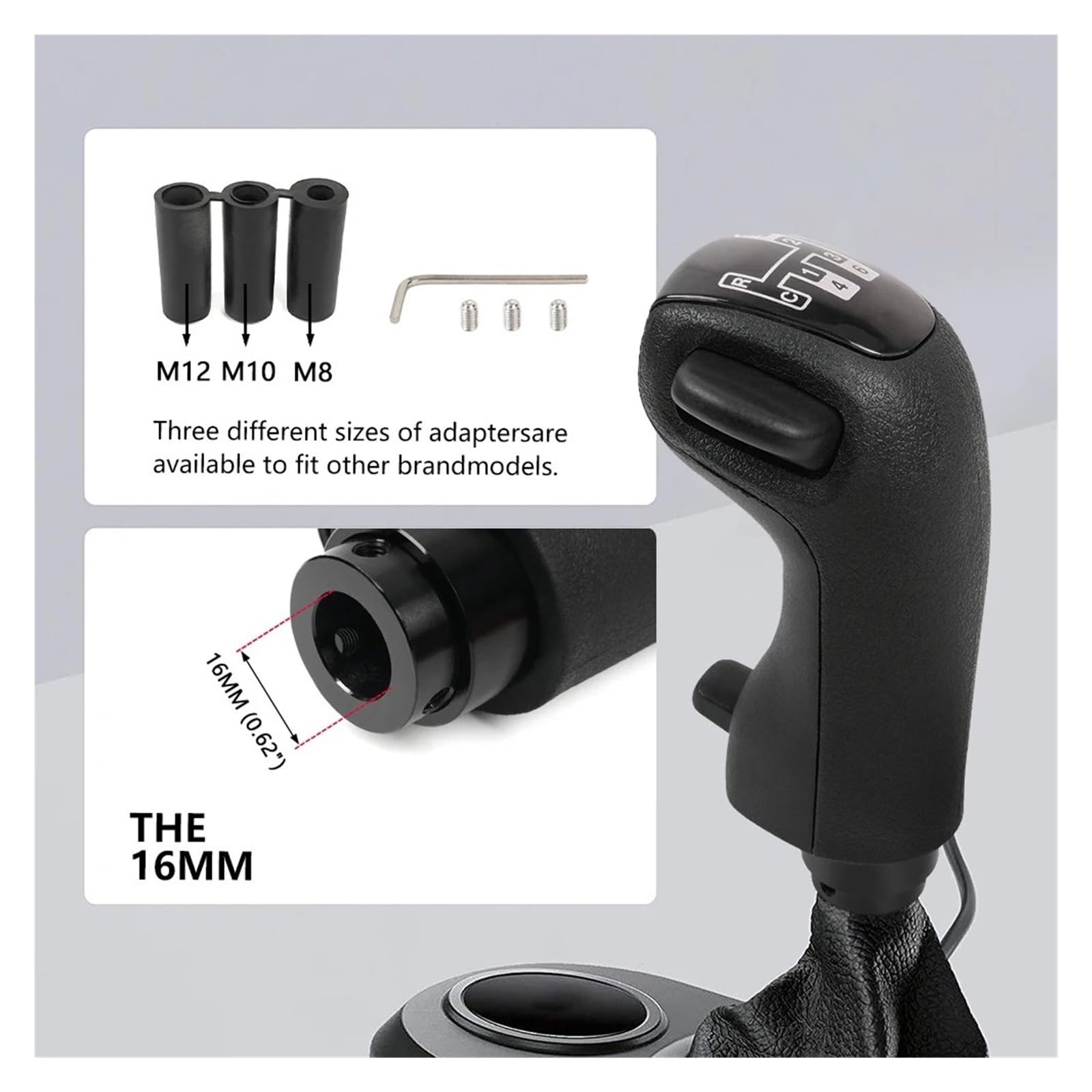 SOHINI Pommeau Levier Vitesse Voiture pour Logitech pour G29 G27 G25 pour Scania Camion Simulateur Jeux USB Pommeau Levier Vitesse PC USB Simulateur Vitesse Manette Vitesse Bouton Pommeau Vitesse