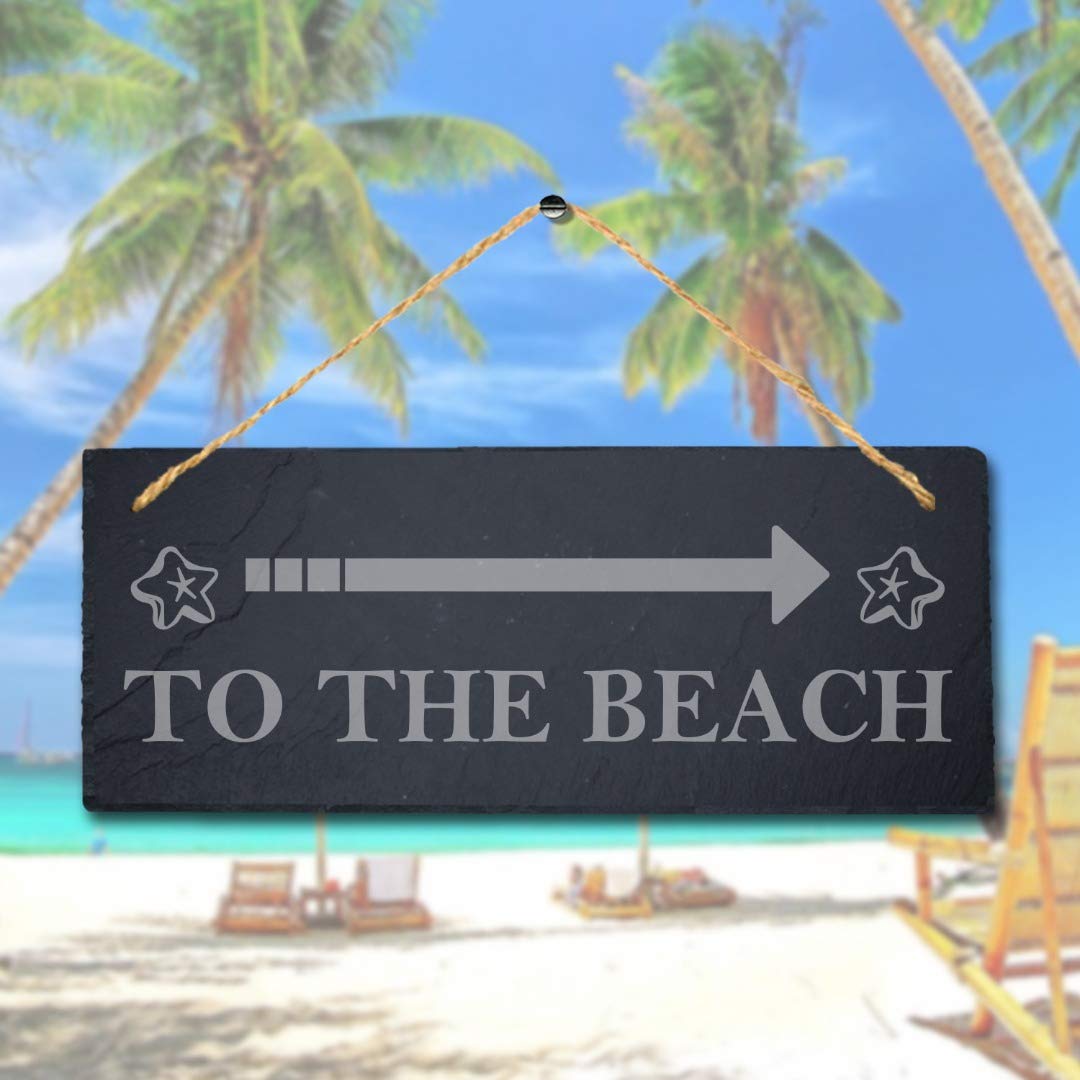 Stukk Hanging Sign, Slate Grey, 30x12cm