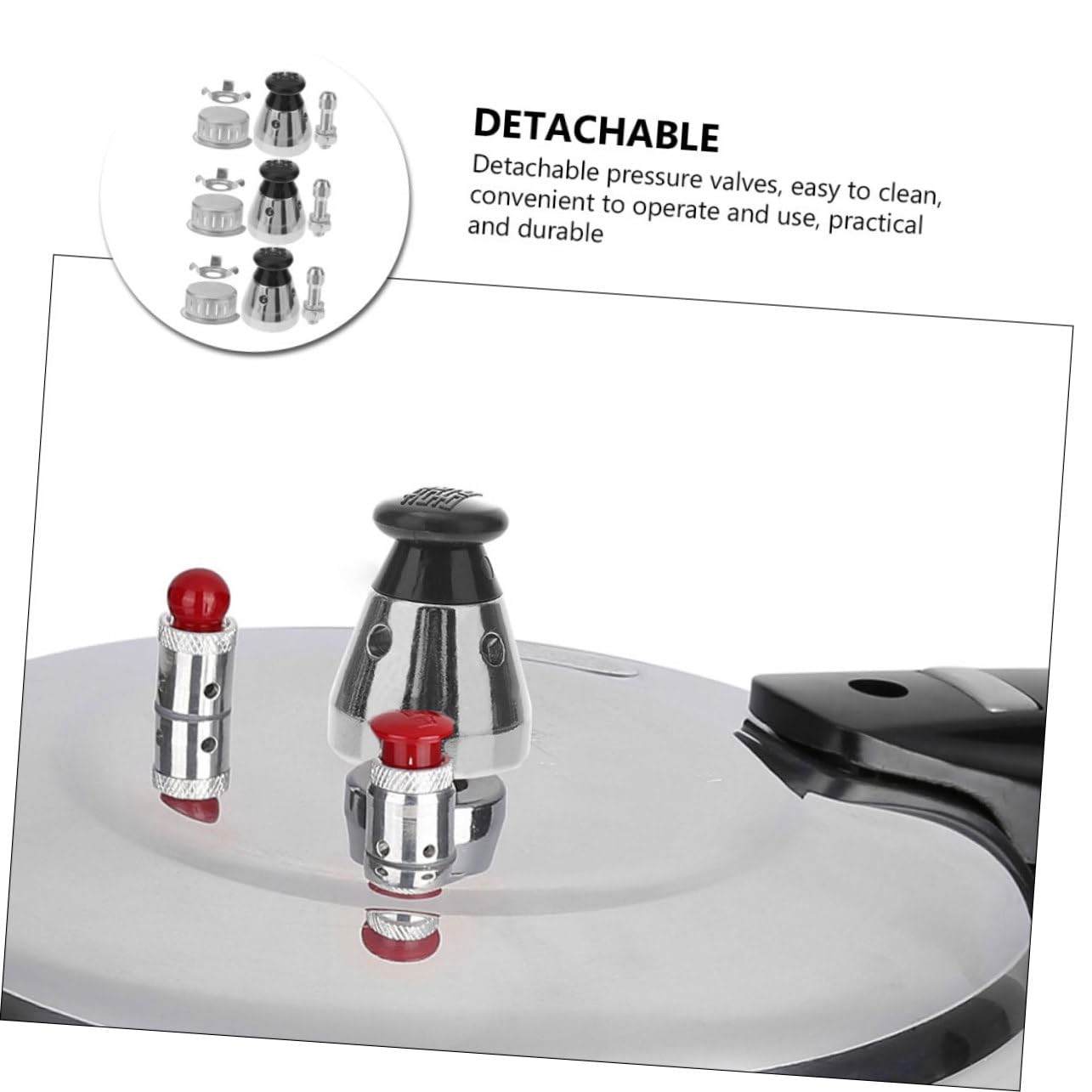 Alipis 12ensembles Soupapes De Décharge pour Autocuiseur Kit Complet De Remplacement Limiteur Évacuation Obstructions