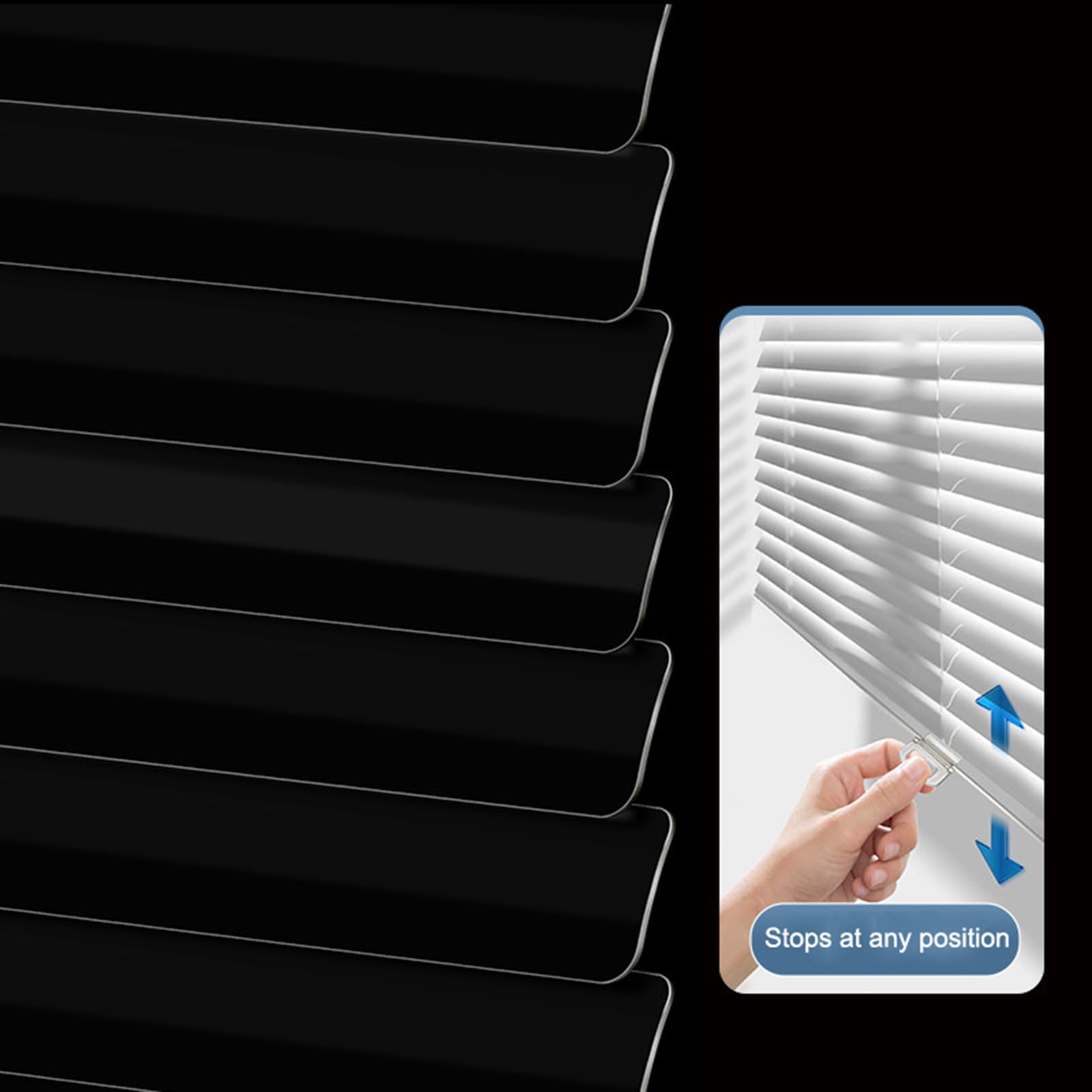 Persiana Veneciana de Aluminio sin Taladrar,Estores Venecianas Horizontales Cortinas Opacas para Ventanas Puertas,Hoja de 25 mm para la Oficina en Casa,Personalizables (115cm x 140cm)