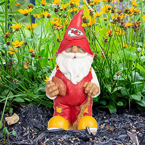 Image of NFL Resin 11.5 inch Team Logo Outdoor Garden Statue Gnome
