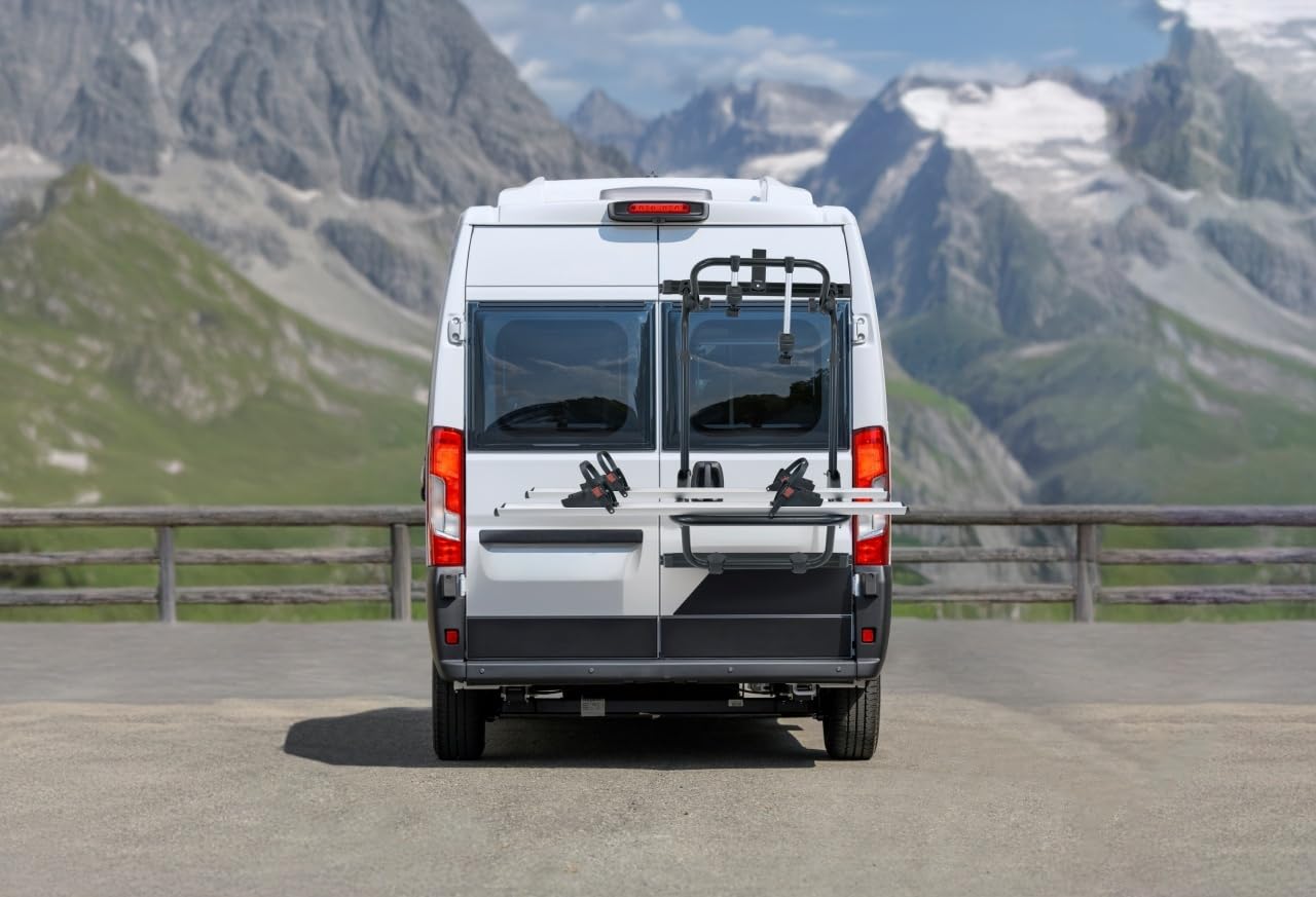 Menabo Tremont Wohnmobil-Träger Mercedes Sprinter 906 2006-2017 | Wohnmobilmontage, Aluminium, für 2 Fahrräder