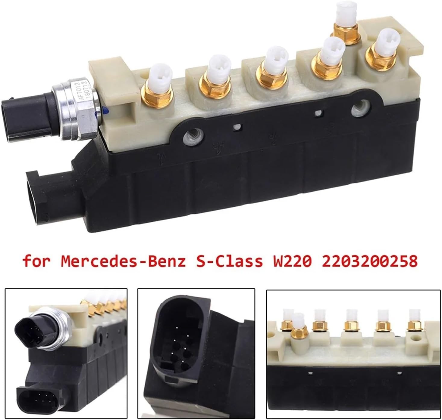 Air Suspension Compressor Valve Block Compatible For Benz S Class W220 2203200258 A2203200258