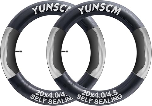 2 tubos de bicicleta autoadhesivos de 20 x 4 de 20 x 4,5 AV32 mm, reparación súper automática, resistente a pinchazos, compatible con válvulas