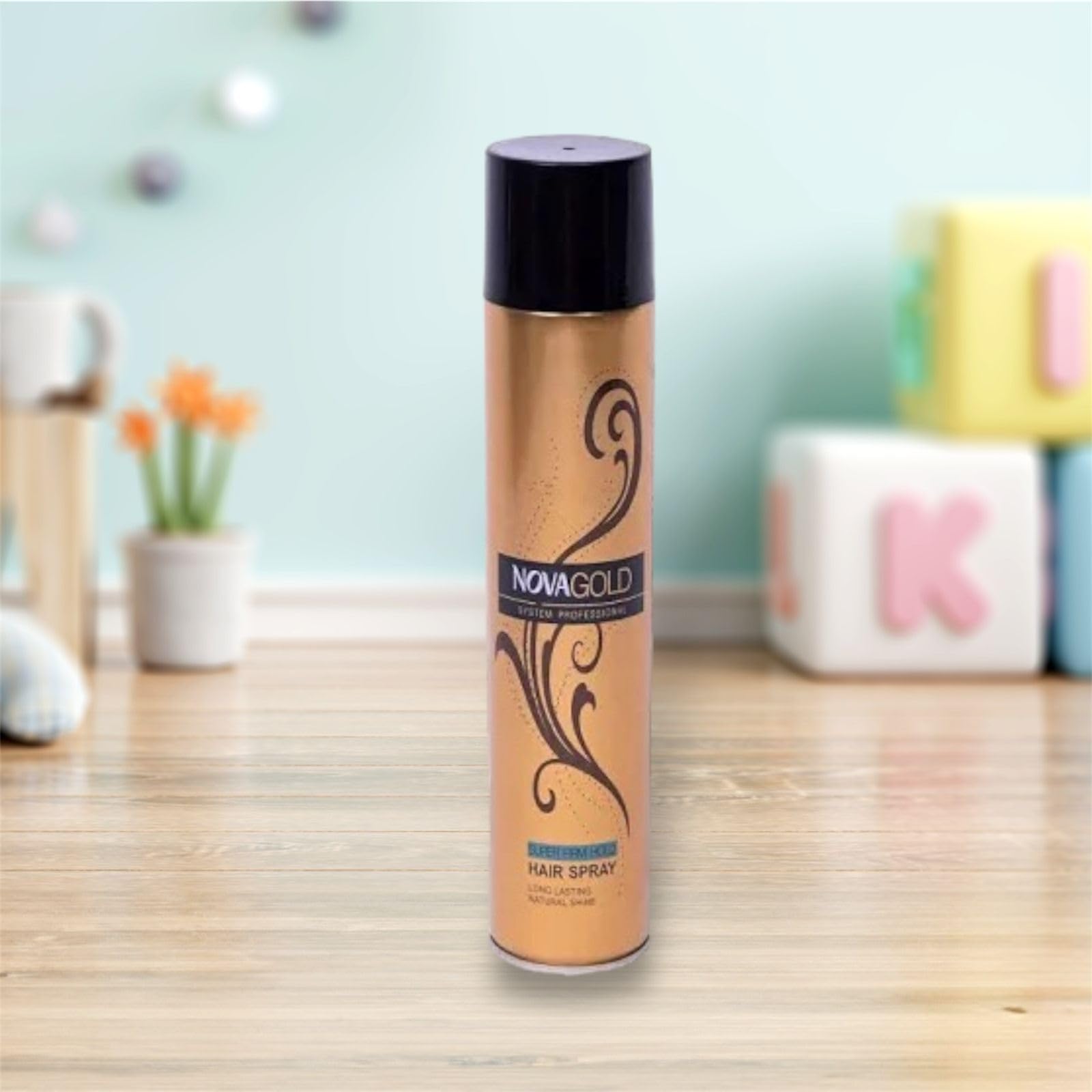 Nova Gold Super Hold Hair Spray For Men & Women of All Hair Types | Professional Strong Hold Hair Styling Spray | No Stiffness & Natural Finish (Pack of 1, 400 ML)-image-12