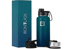 IRON°FLASK 32oz Insulated Stainless Steel Wide Mouth Water Bottle