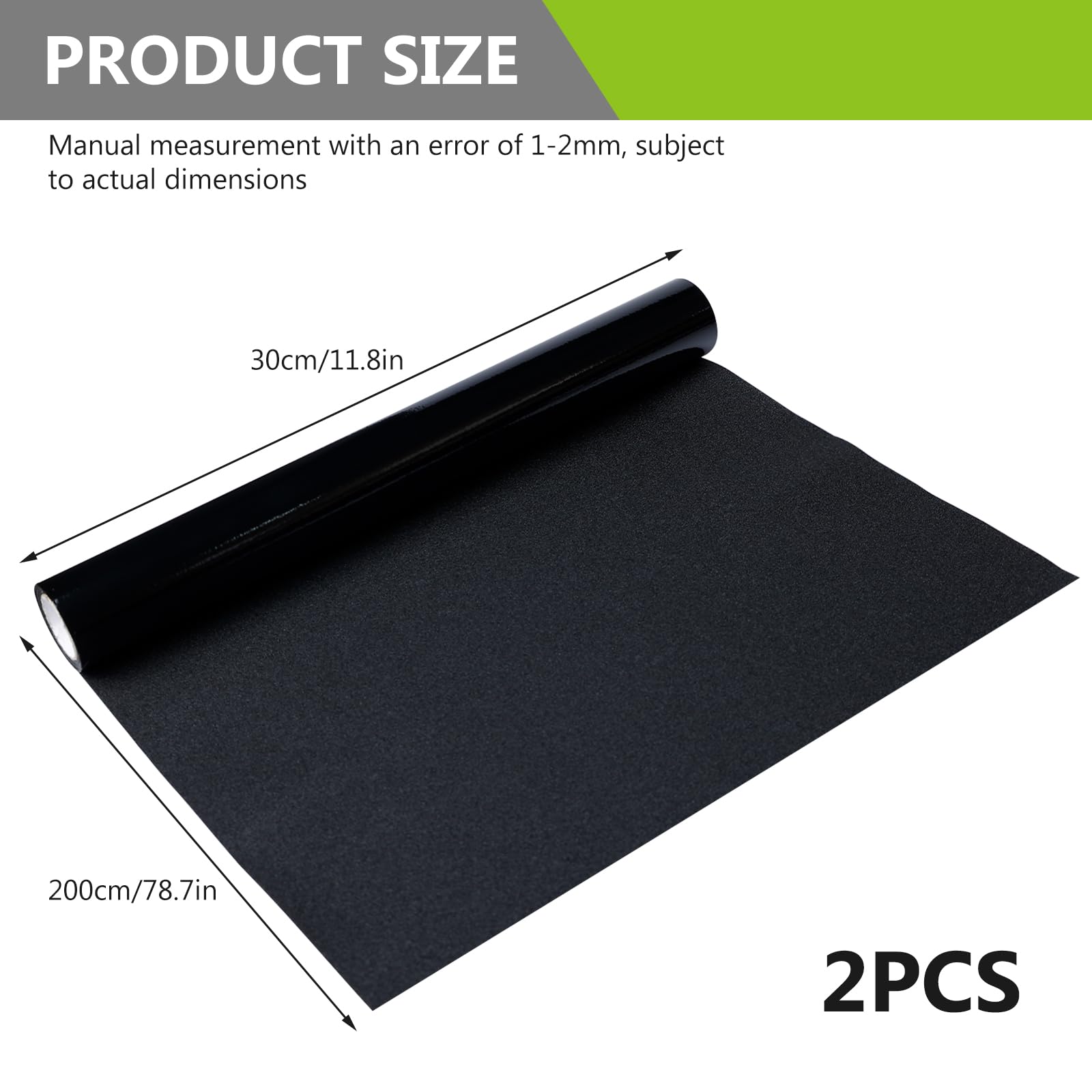 Sfondo statico per acquario, 2 pezzi, nero, statico, per acquario, 30 x 200 cm, in PVC, per acquario, autoadesivo, per acquario, 2 pezzi