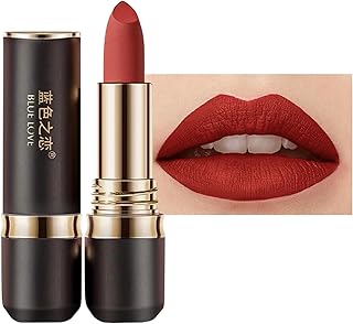 Long Lasting Lipstick - Proof Transfer-Resistant, Hydrating Formula for All-Day Wear - Essential Lip Makeup for Women (03 Brownish Red)