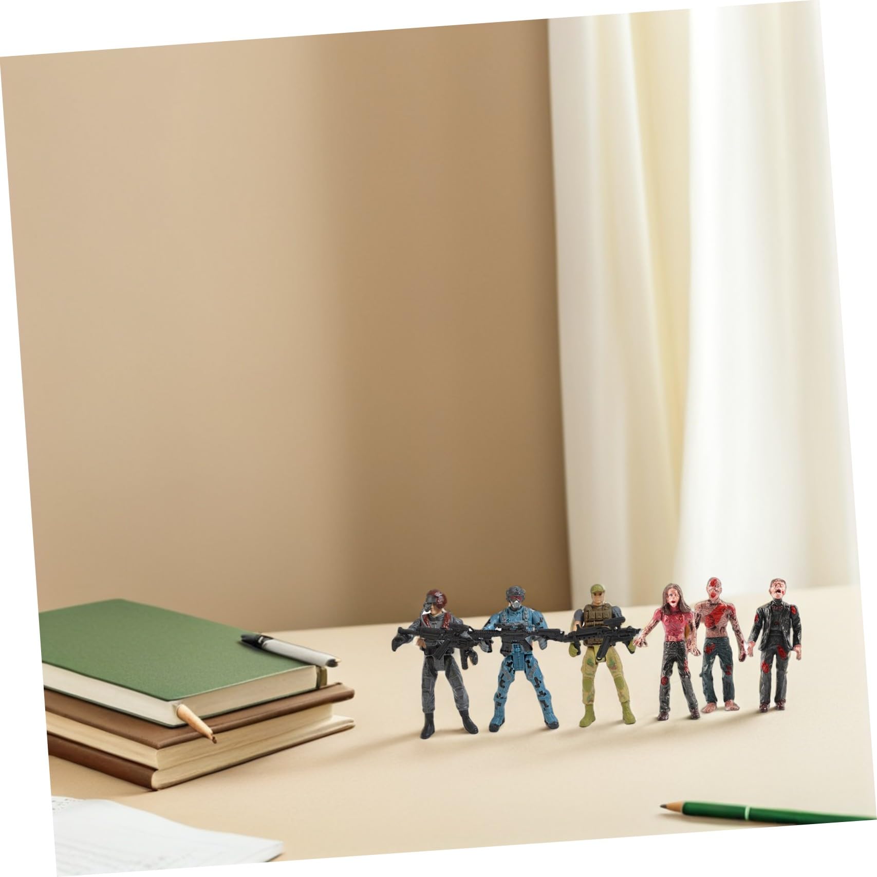 Beaupretty Action Figure Soldato Militare 10cm, 12 Pezzi, Plastico
