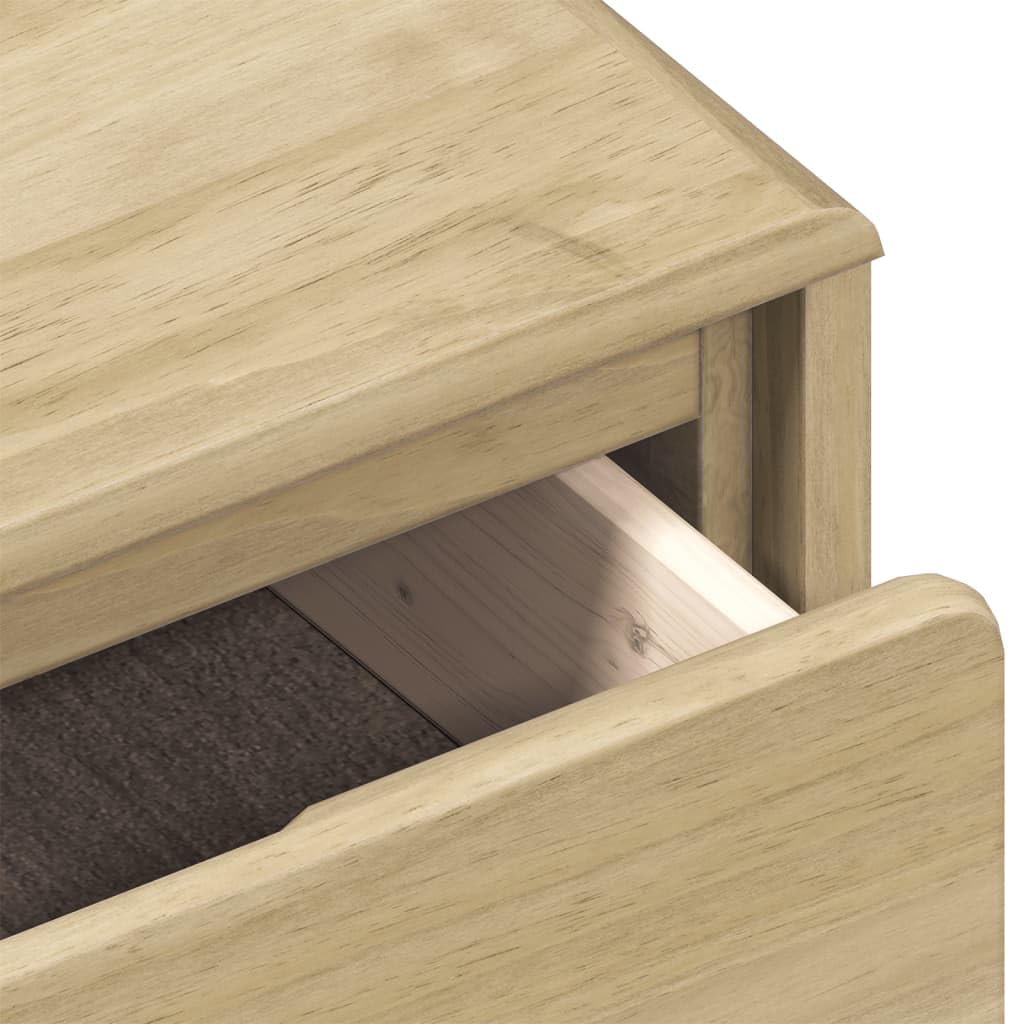 Homgoday Tavolino da caffè SAUDA in rovere 99 x 55 x 45 cm in legno di pino massiccio, tavolino da tè per soggiorno, sala d'accoglienza degli ospiti, camera da letto e ufficio