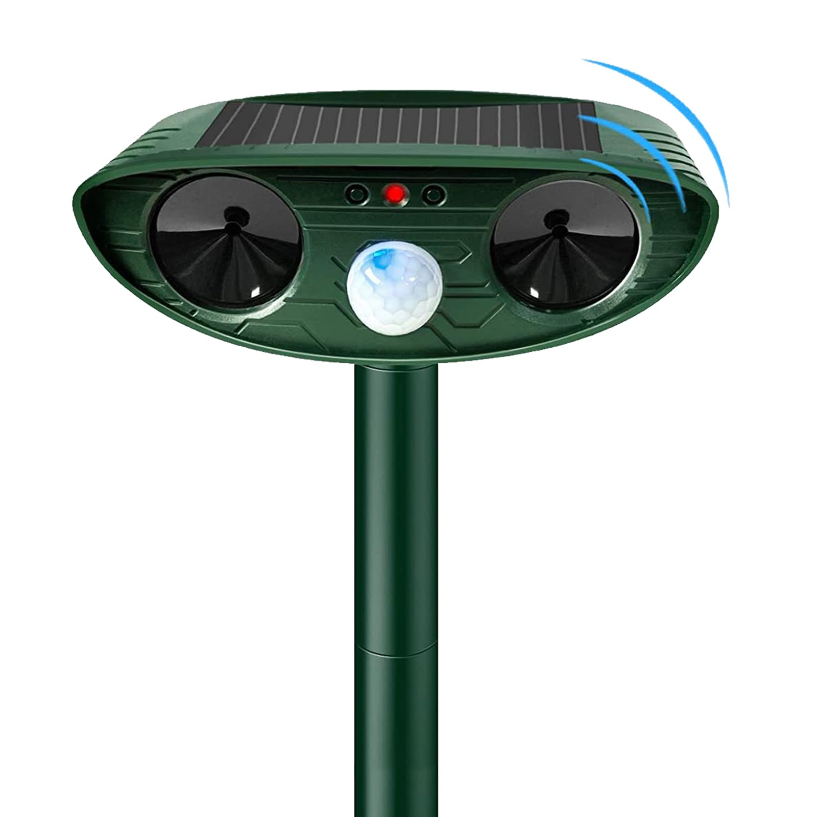 Ultrasonic Cat Repellent, Cat Deterrents Solar Powered Animal Repeller with PIR Motion Sensor Waterproof Wild Animal Scarer Repellent for Cats, Dogs, Fox, Bird
