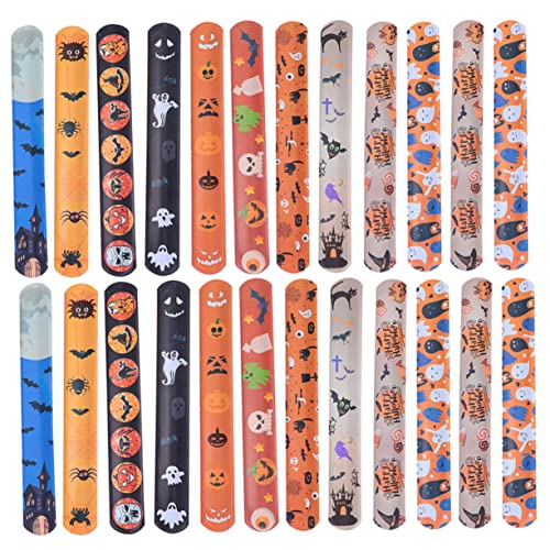 Bracelets à claquer Halloween pour enfants : lot de 100 accessoires créatifs de fête
