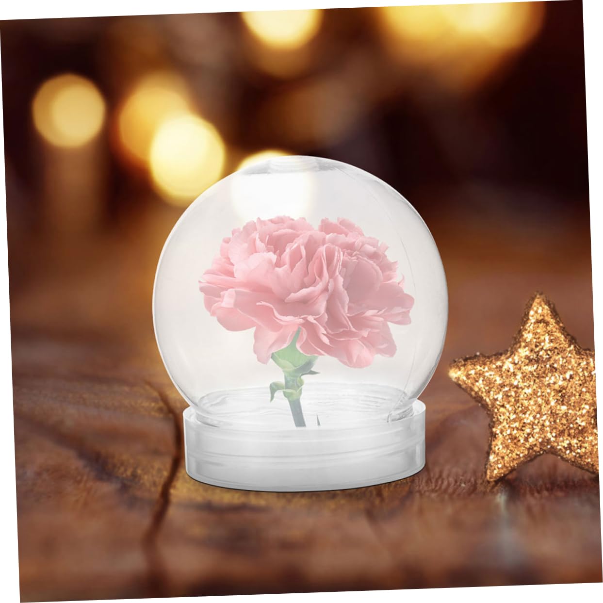 Cabilock 30 Pz Palloncino in Plastica Trasparente Vaso Globo Fai da Te Forniture Globo di Neve Globo di Neve di Natale Crea Il Tuo Globo di Neve L'animale Domestico