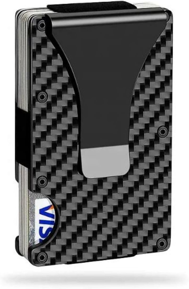 FLYHUG minimalist wallet for men carbon fiber wallet