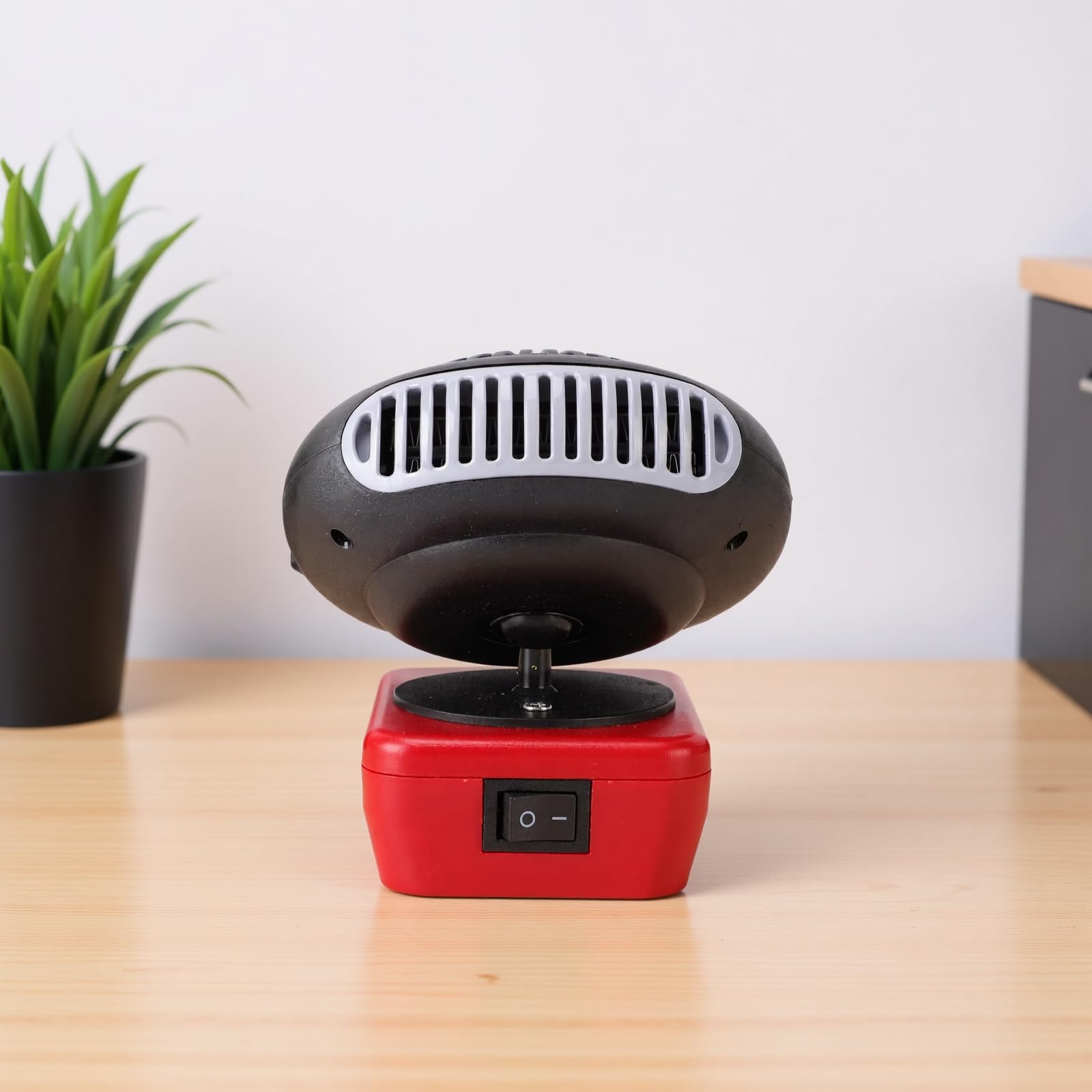 Chauffage sans fil portable rotatif à 360° avec 2 sorties USB, pour camping, voiture, intérieur