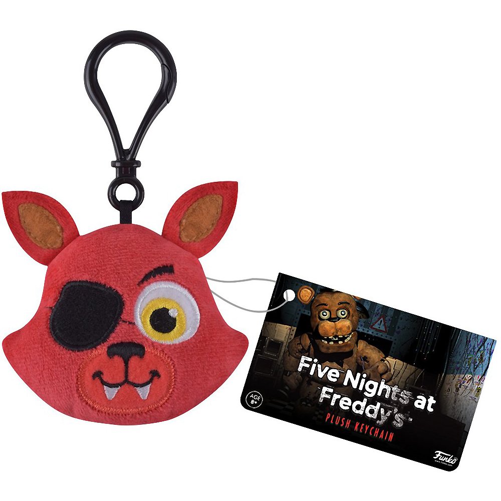 Amazon.com: Five Nights at Freddy's Foxy: Funko x Mini-Head Plushy Keychain  + 1 Free Video Games Themed Trading Card Bundle (091514) : Toys & Games