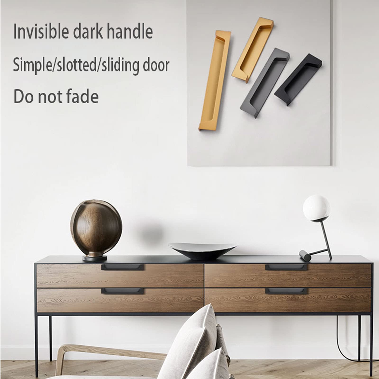 Maniglie Per Mobili HY HUIJUN - Set 6 Pezzi In Alluminio Per Cucina E Armadi | Distanza Fori 96 Mm - Foto 2