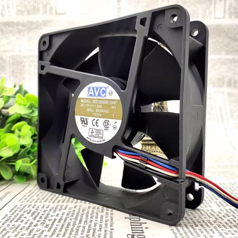 DD12038B12HP 12038 12V 1.05A 12CM Adjustable Speed Cooling Fan 120 * 120 * 38mm
