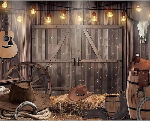 Vista 56 de Telón de fondo para fotografía de granero occidental, fondo de fotografía de granero de vaquero occidental, fondo de granja de granero, fondo