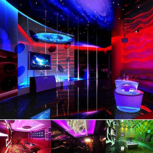 Xunata 328Ft Led Rgb Rope Strip Light, Ac 110V 6000 Units Smd 5050 Leds Remote Control Multi-Color Changing Waterproof Flexible Strip Lights For Indoor Outdoor Christmas Decoration #TOP4