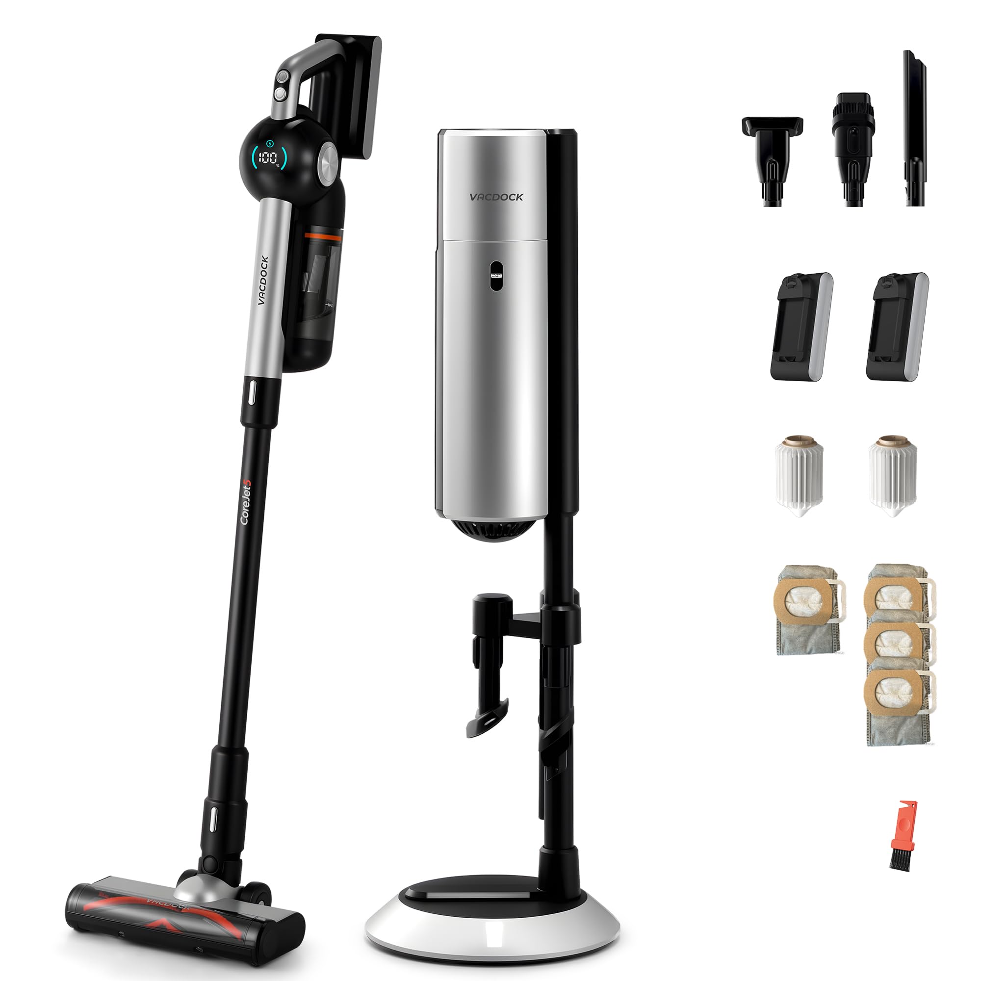 CoreJet 5+ Self-Emptying Stick Vacuum