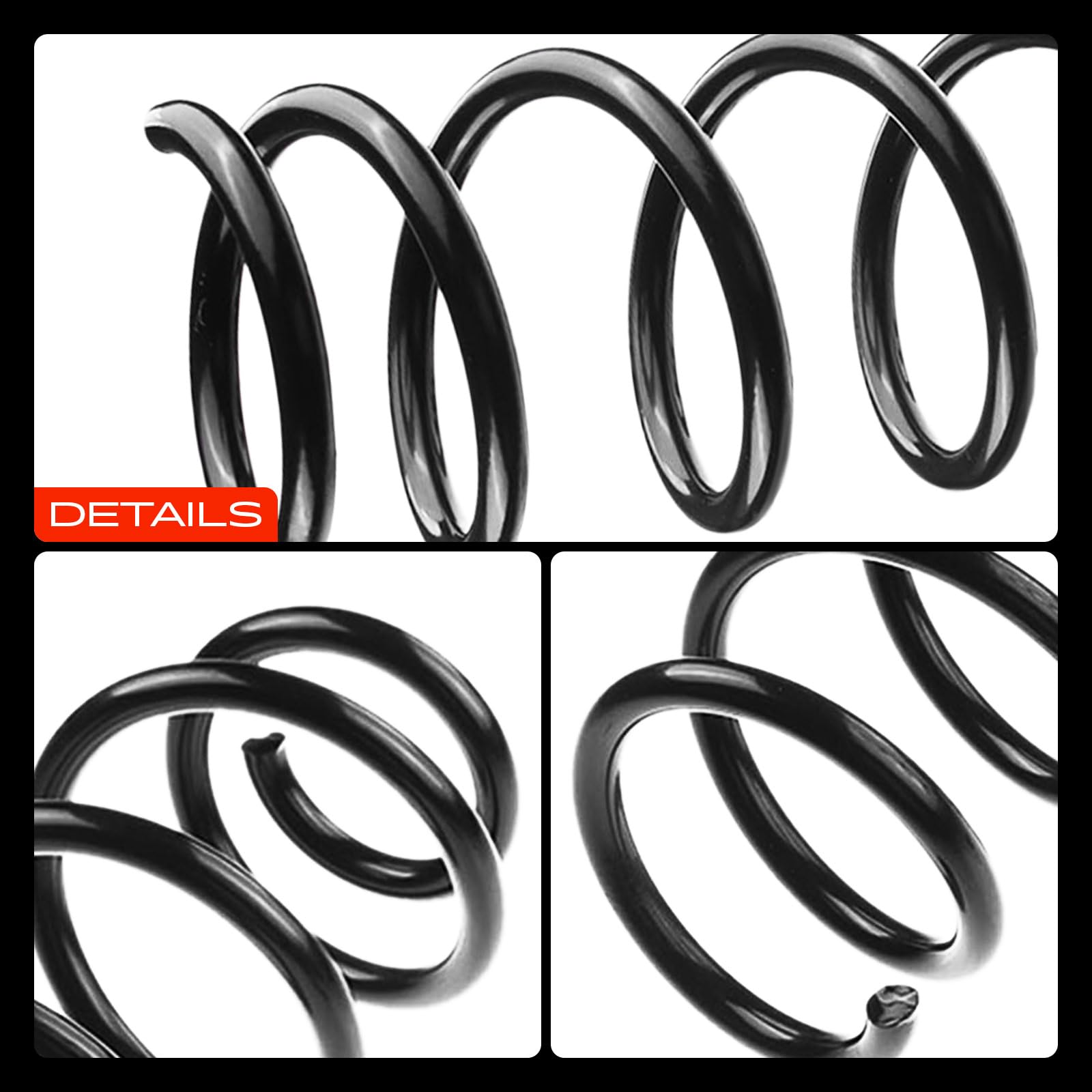 Frankberg 2x Muelles de chasis Muelles de suspensión Compatible con M.e.g.a.n.e III Grandtour KZ0/1 M.e.g.a.n.e III Combi Van KZ0/1 Replace# 550200026R