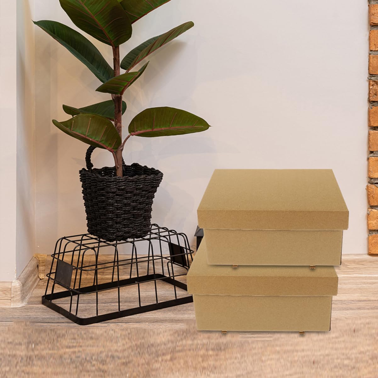 CHILDWEET 4stücke Dokumentenbox Papier-aufbewahrungsbox Akten-aufbewahrungsbox Mit Deckel Für Büro Und Zuhause Kleinigkeiten Lagerung Fall Schule Büro-akten-organizer