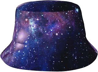 JIPOFD Sombrero de pescador azul y morado, ala ancha, lavado al aire libre, sombrero plano para pesca, senderismo, deportes de playa, color negro, Negro -, talla única