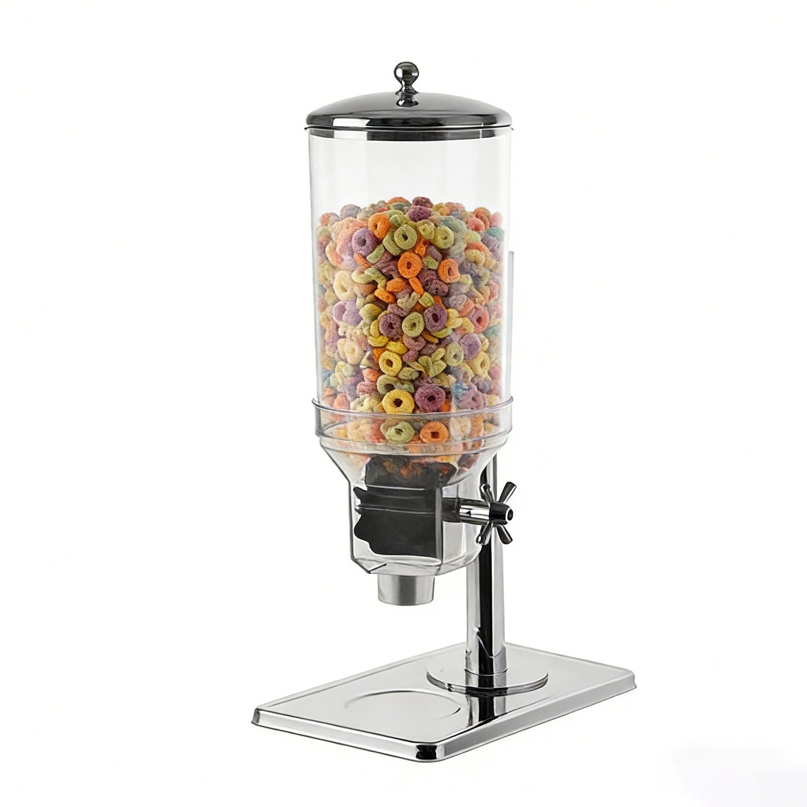 Theken-Müslispender, Gewerblicher Großbehälter Für Müsli, Trockenfutterspender Für Hotelfrühstück Für Müsli, Getreide, Kaffeebohnen, Süßwaren, Snacks(Single 8L)