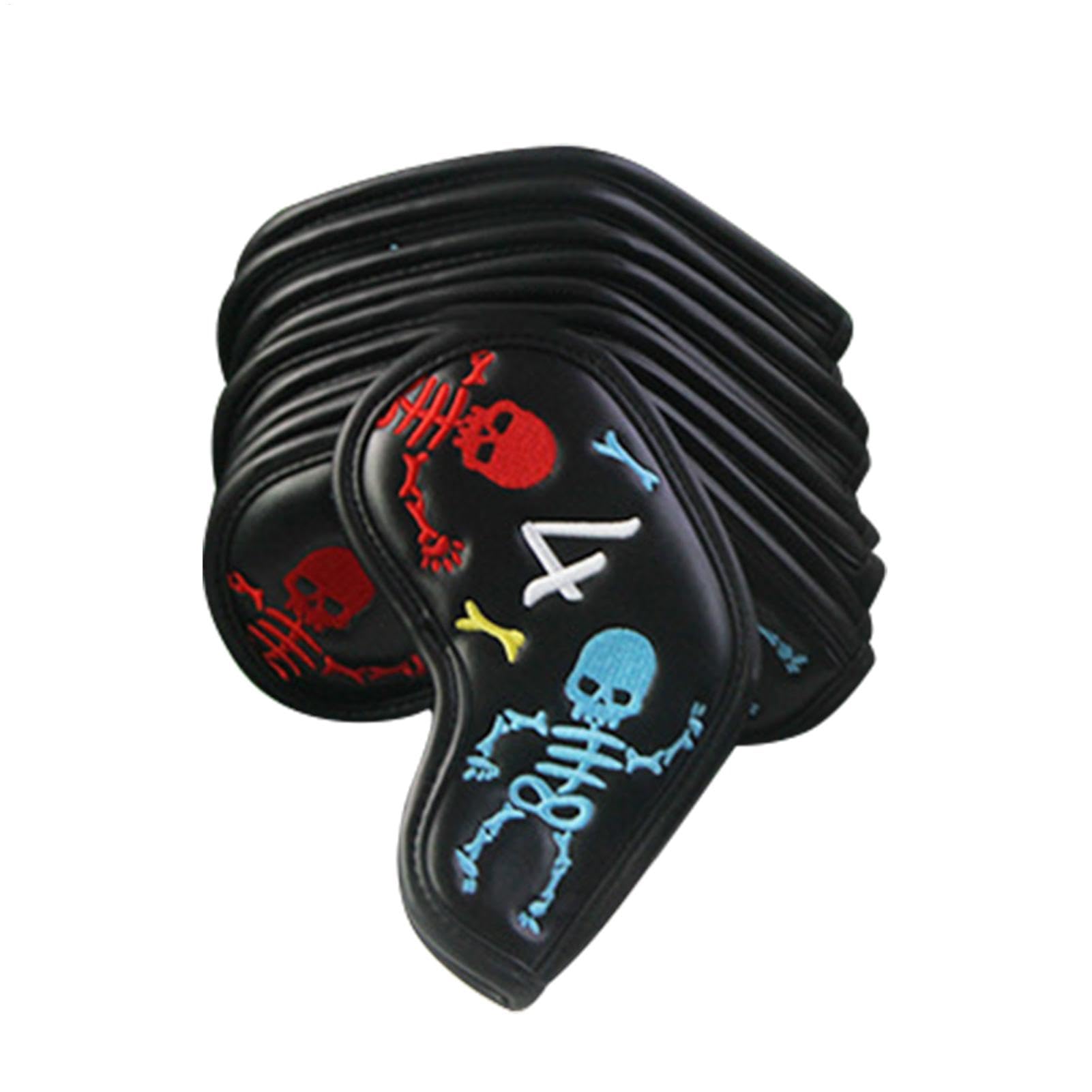 Golfschläger-Schlägerkopfhüllen-Set, Schlägerkopfhüllen aus Leder | Golf