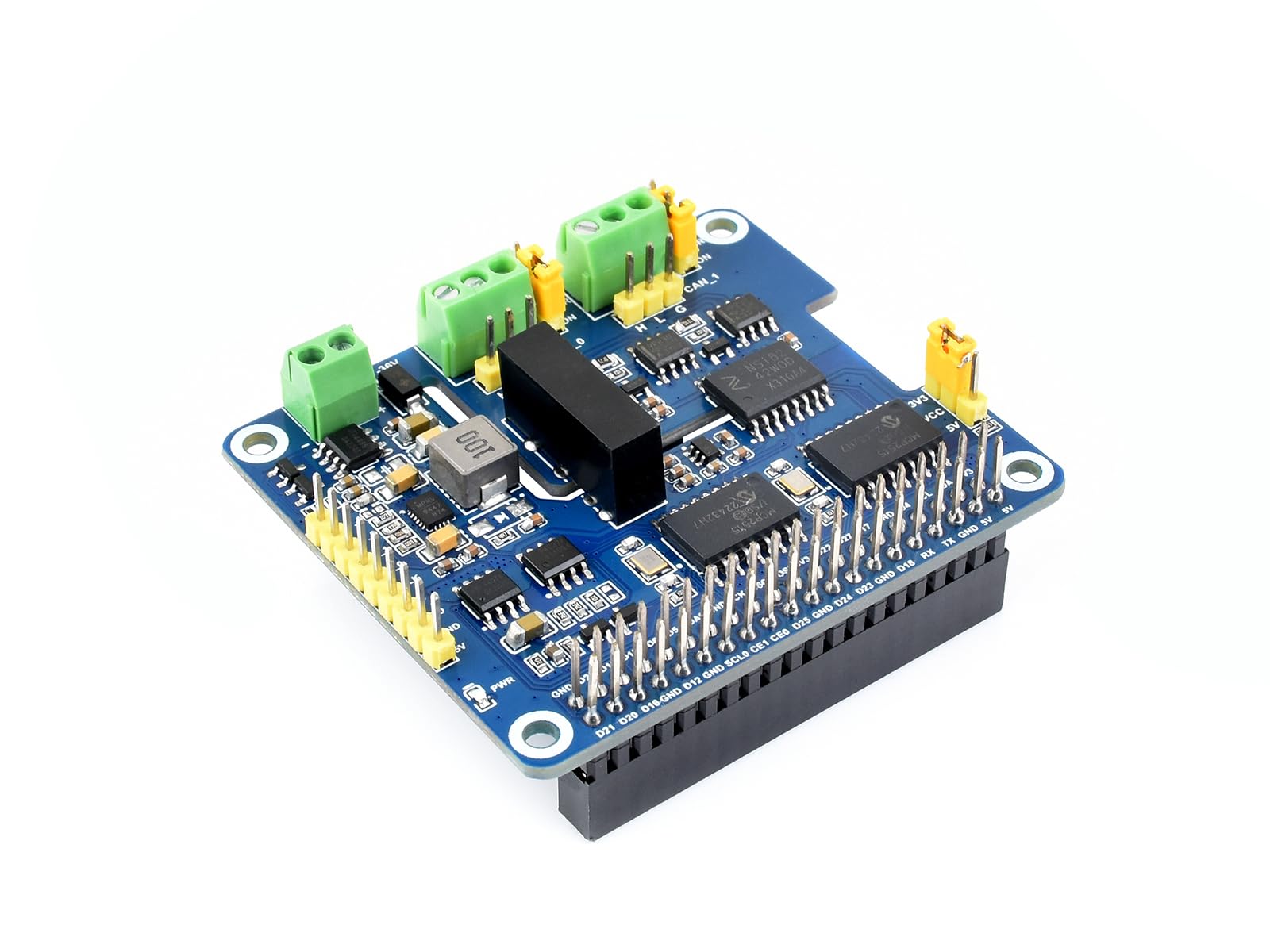 Amazon.co.jp: Waveshare 2チャンネル絶縁型CANバス拡張帽子 Raspberry