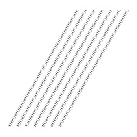 Vista 286 de uxcell Varilla redonda sólida de acero inoxidable 304 de 0.197 in x 5.906 in para manualidades de bricolaje - 10 piezas