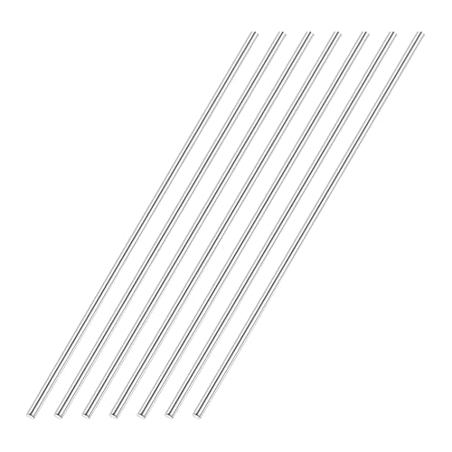 Miniatura 286 de uxcell Varilla redonda sólida de acero inoxidable 304 de 0.197 in x 5.906 in para manualidades de bricolaje - 10 piezas