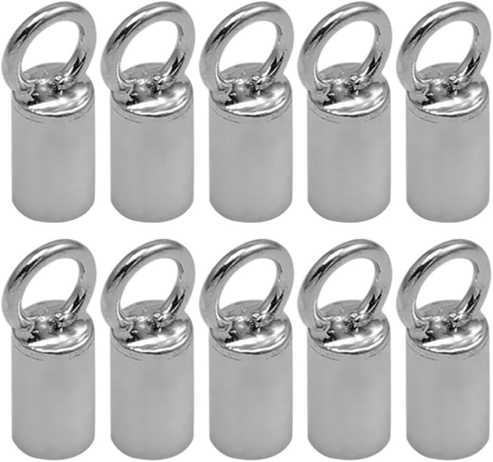 10pc Silver Jewelry Connector Tube for Necklace Bracelet DIY