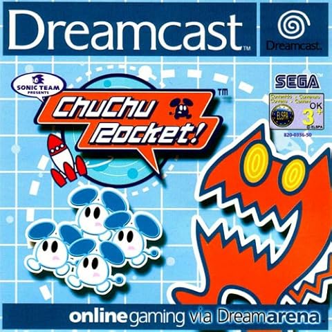 Diverse Chu Chu Rocket - Videojuego clásico para Sega Dreamcast Cover
