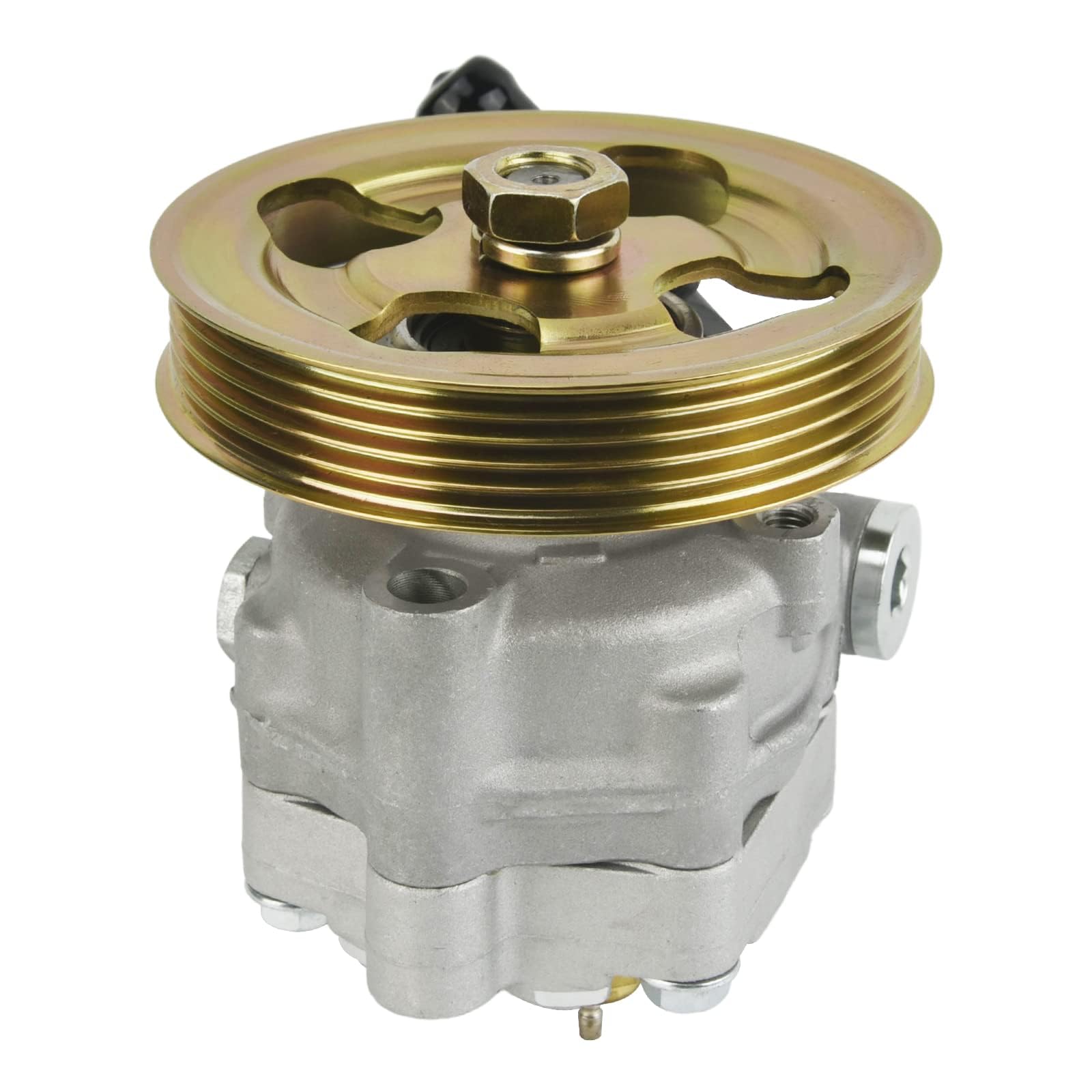 KAC Power Steering Pump with Pulley Replacement for Outback 2005-2009 Legacy 2005-2009 Impreza 2008-2014 Forester 2009-2013, 2.5L 34430AG03B 21-5196 OE-Quality Power Assist Pump