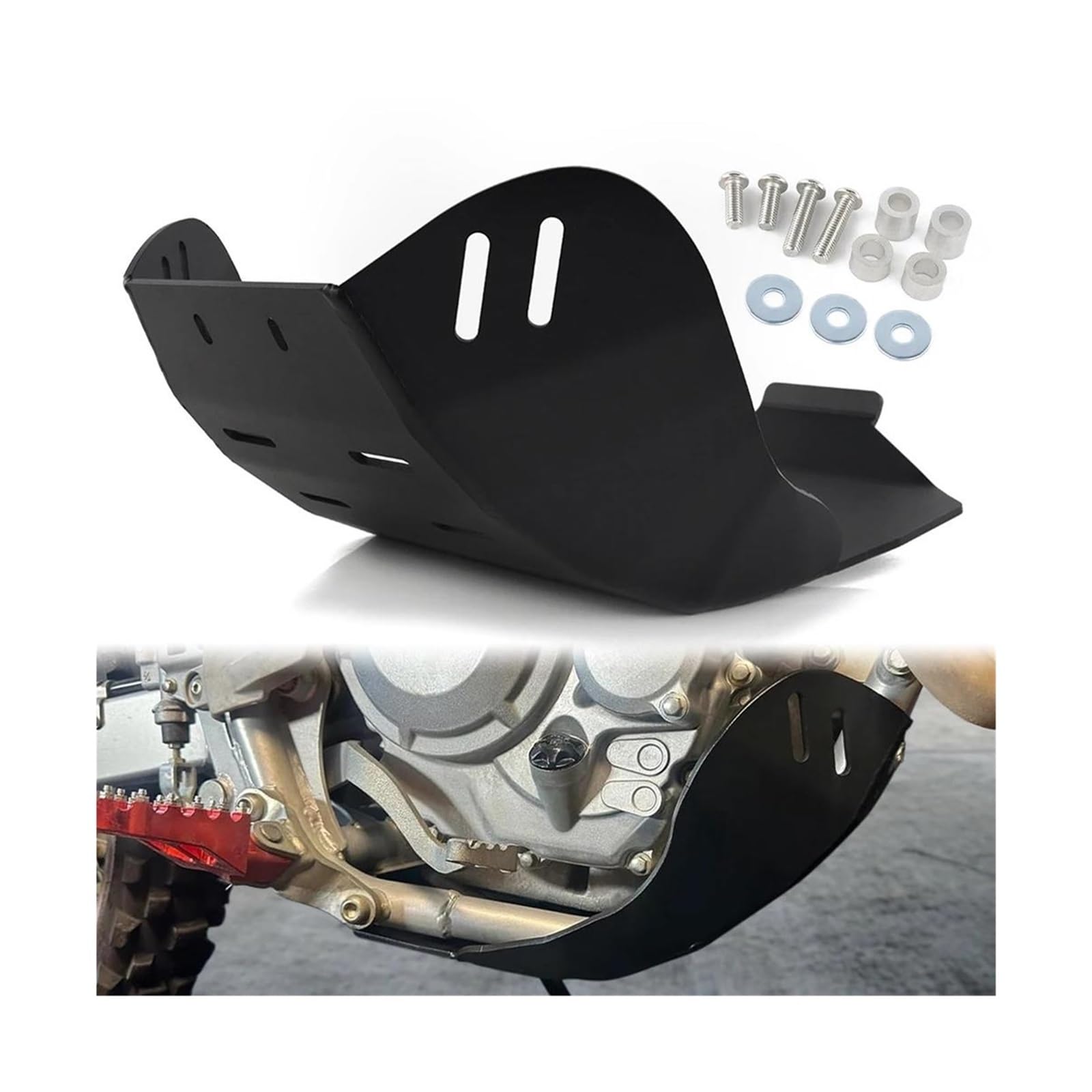 Osłona podwozia motocykla Do Motocykla HONDA CRF250F 2019-2024 Osłona Silnika, Podwozia, Płyta Ślizgowa, Pod Silnikiem