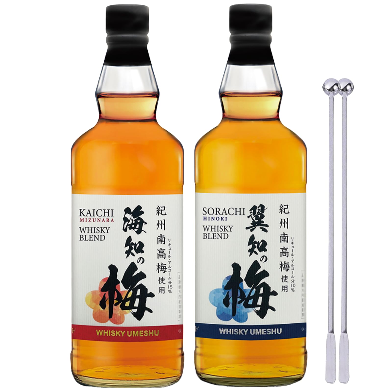 Amazon.co.jp: 海知の梅 翼知の梅 飲み比べセット ウイスキーブレンド 