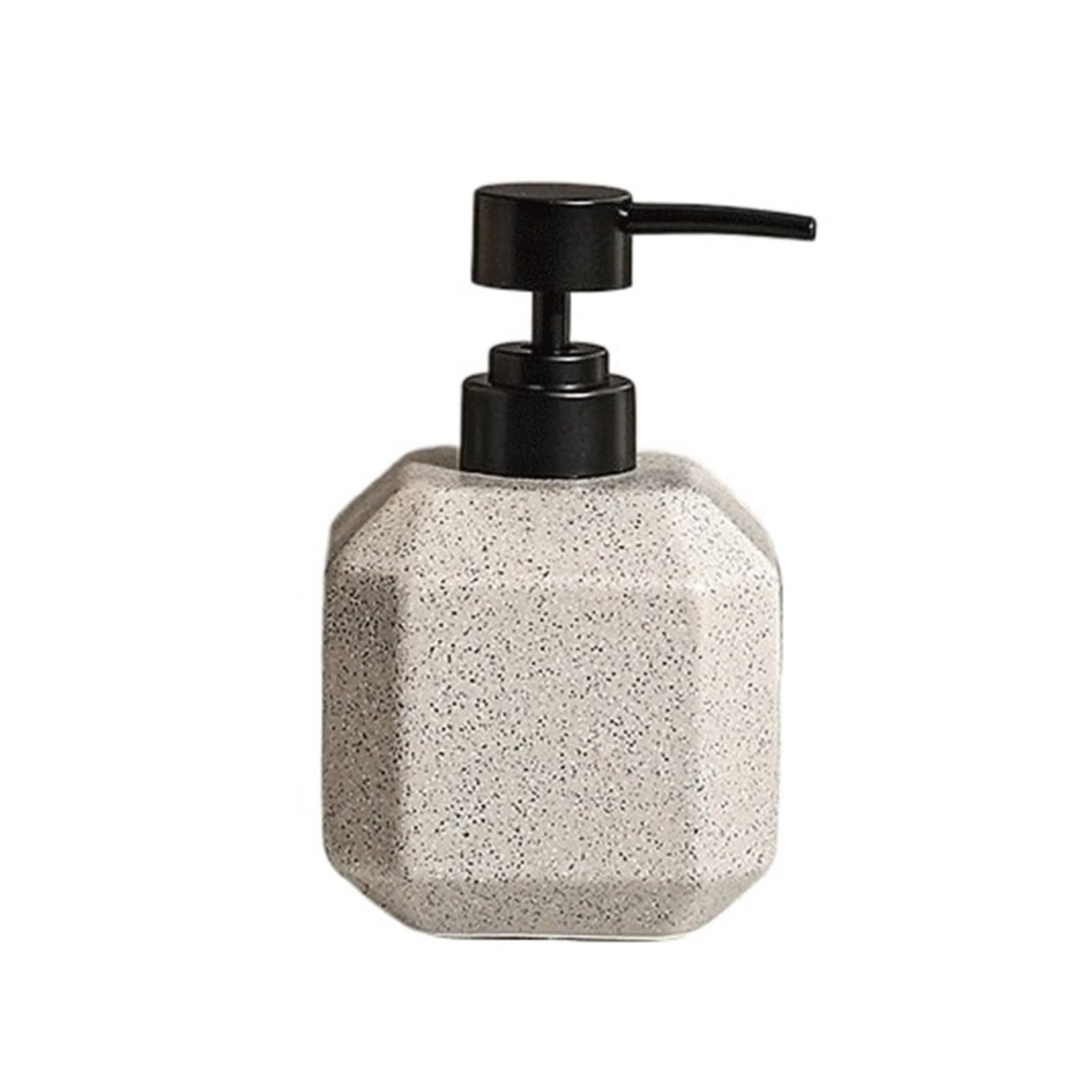 Soap Dispenser Wabi-sabi-style Ceramic Soap Dispensers For Hotels And Homes: Ideal For Shampoo And Body Wash(Gris)
