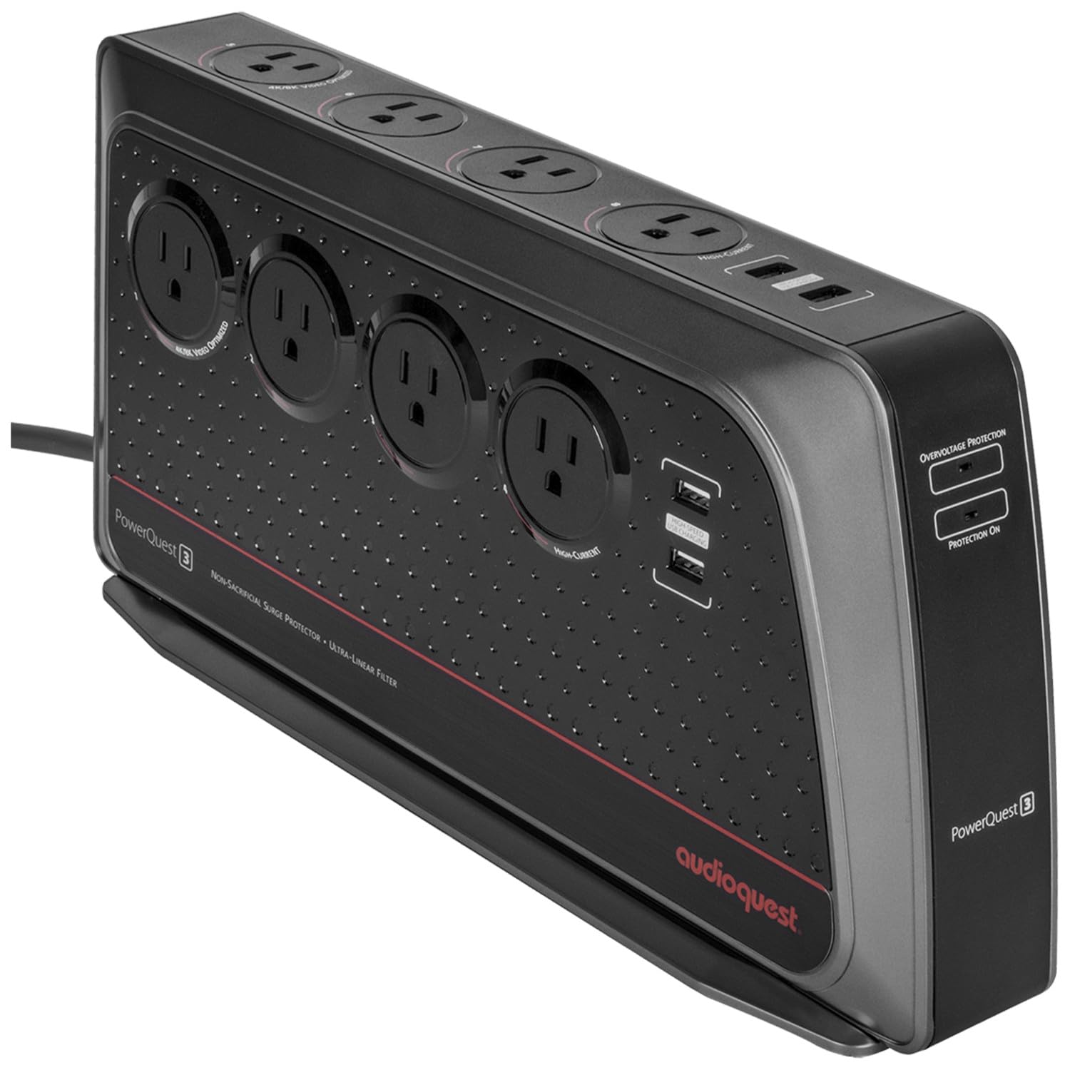AudioQuest Powerquest 3 8 Outlet Surge Protector | Power Filter