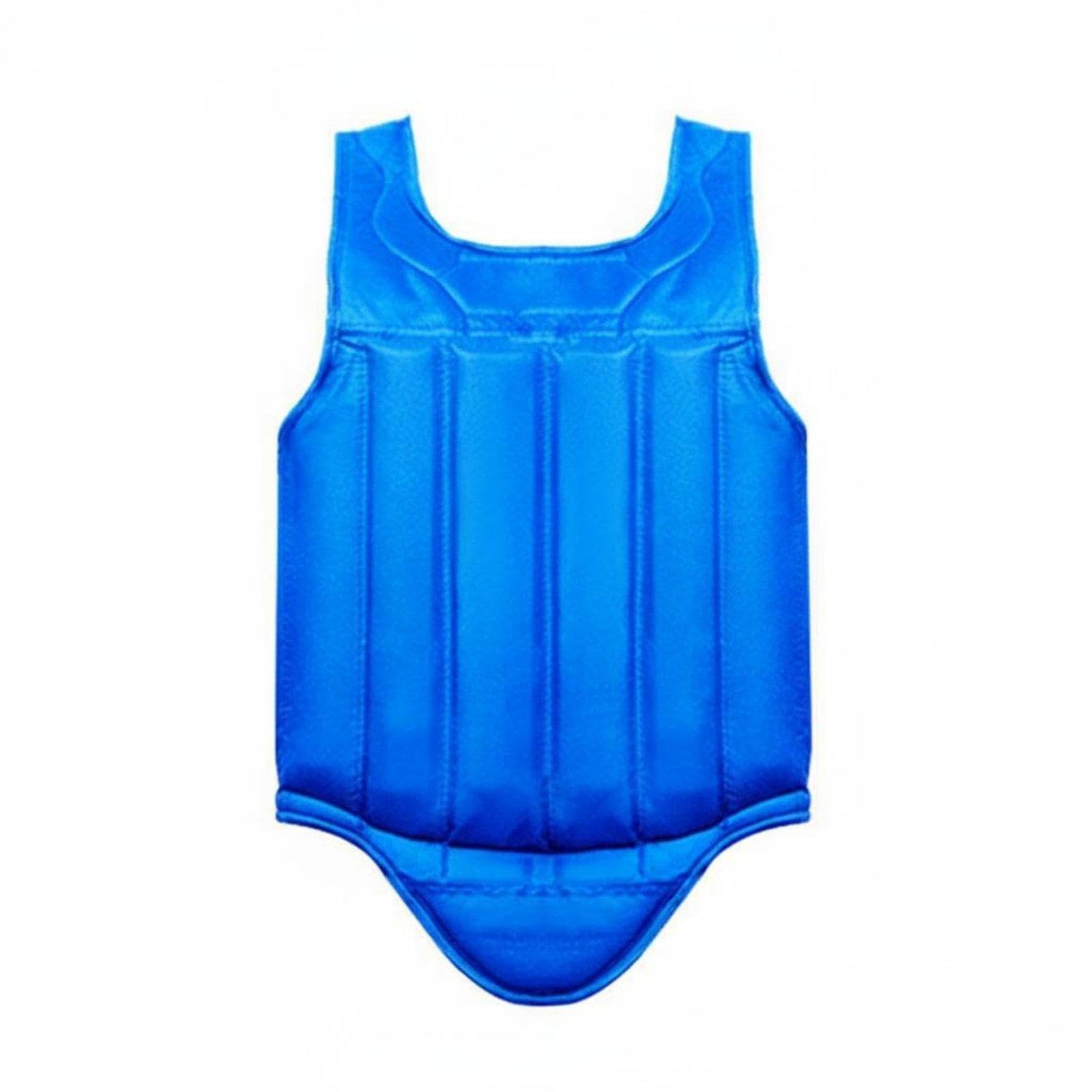 Bamboo Board Sturdy Oxford Cloth Muay Thai Comprehensive Protection Muay Thai Training Vest for Fighters, Athletes, Gym, Dojo Blue M-image-39