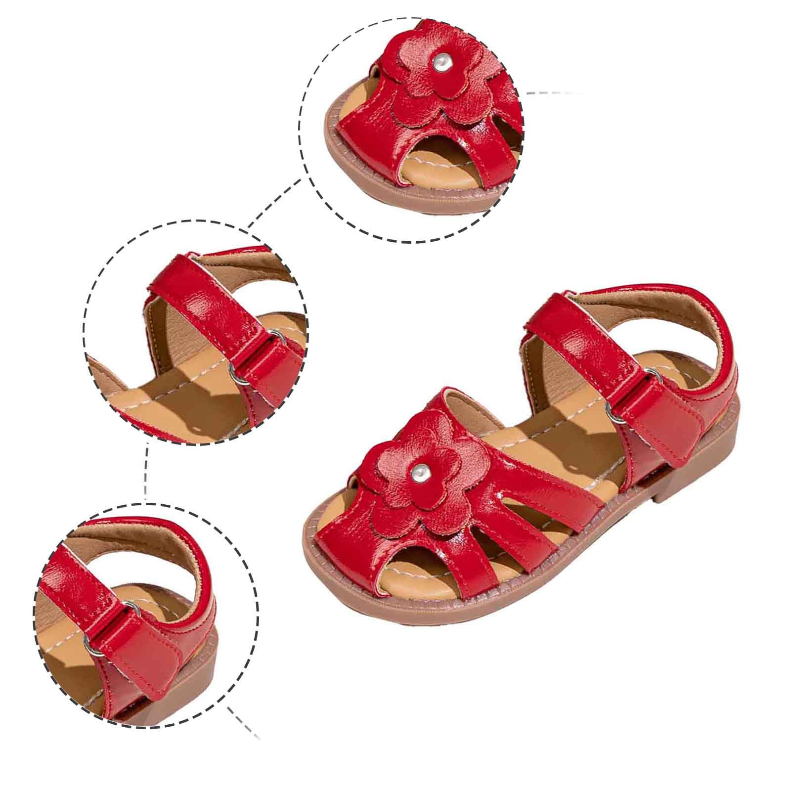 MMRTDJDR Generisch Sandalias Cerradas Niñas Verano Niñas Sandalias De Agua Al Aire Libre Zapatos Deportivos Zapatos De Verano (1 7 Años)