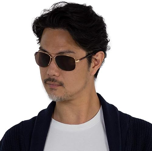 Miniatura 2 de VITENZI Anzio - Gafas de sol bifocales para hombres y mujeres, cuadrados, para lectura de aviador, lentes tintados al sol con lectores