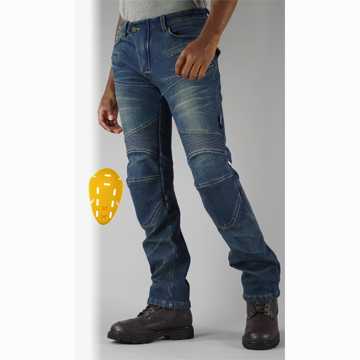 コミネ(KOMINE)バイク用 パンツ ジーンズ One Wash Blue L コミネ(KOMINE)バイク用 パンツ ジーンズ One Wash Blue L