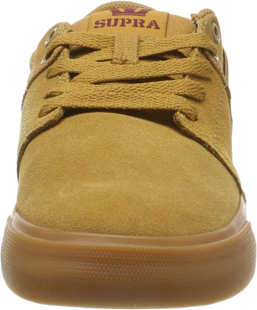 Supra Men's Stacks Vulc Ii Skate Shoe 7 Brown Tan Brown Lt Gum M 260