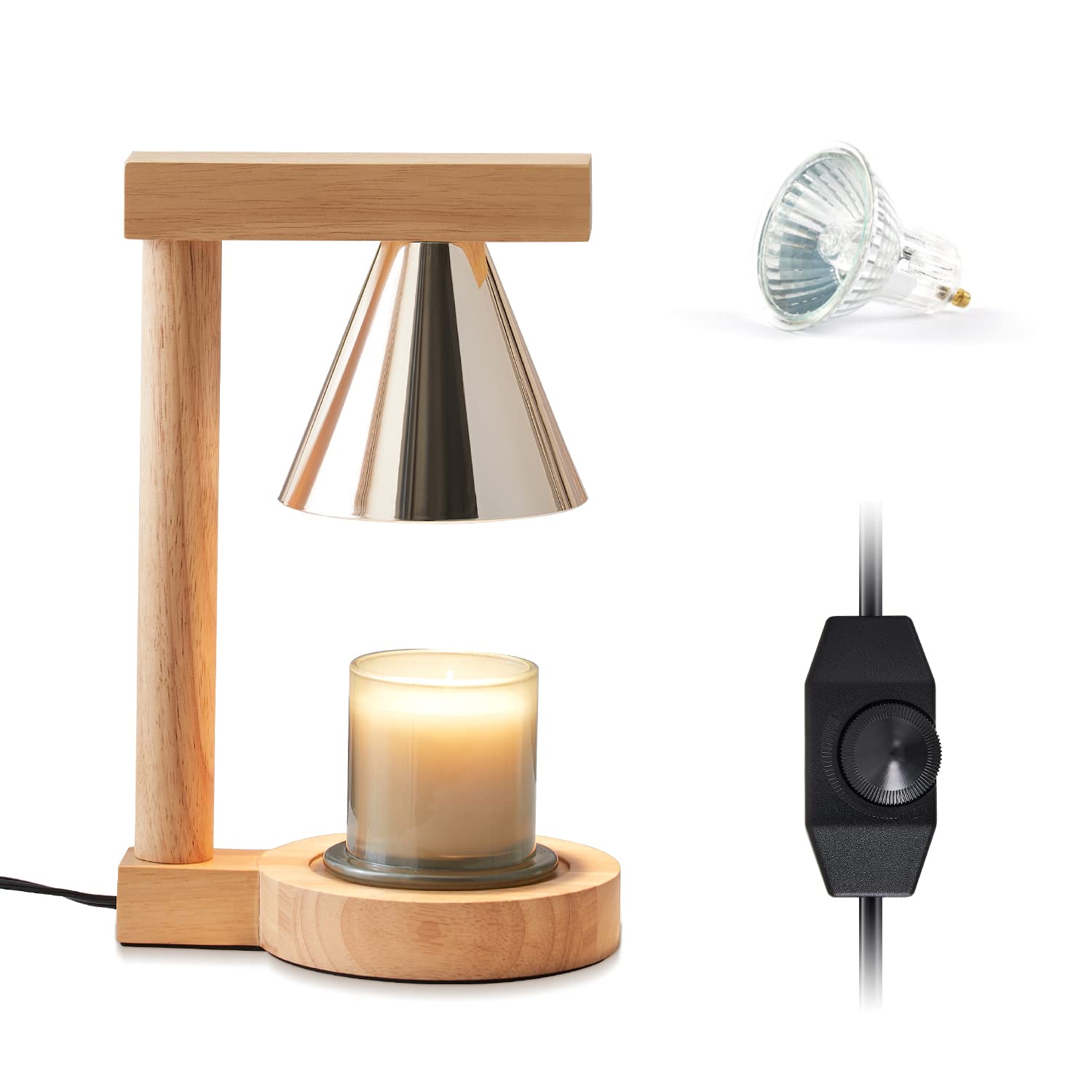 SooFoo Candle Warmer Lamp With Timer - Upgraded Wax Warmer Lamp With