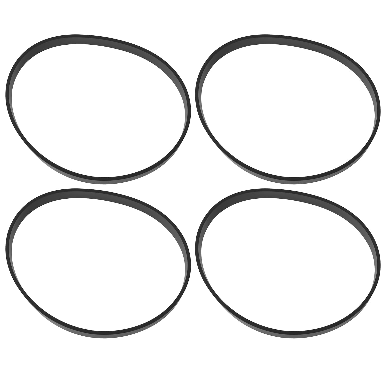 Lot De 4 Courroies Plates élastiques 392x13.2mm - Compatible Avec Aspirateurs Riccar 8000, 4000, 2000, Série R - 12